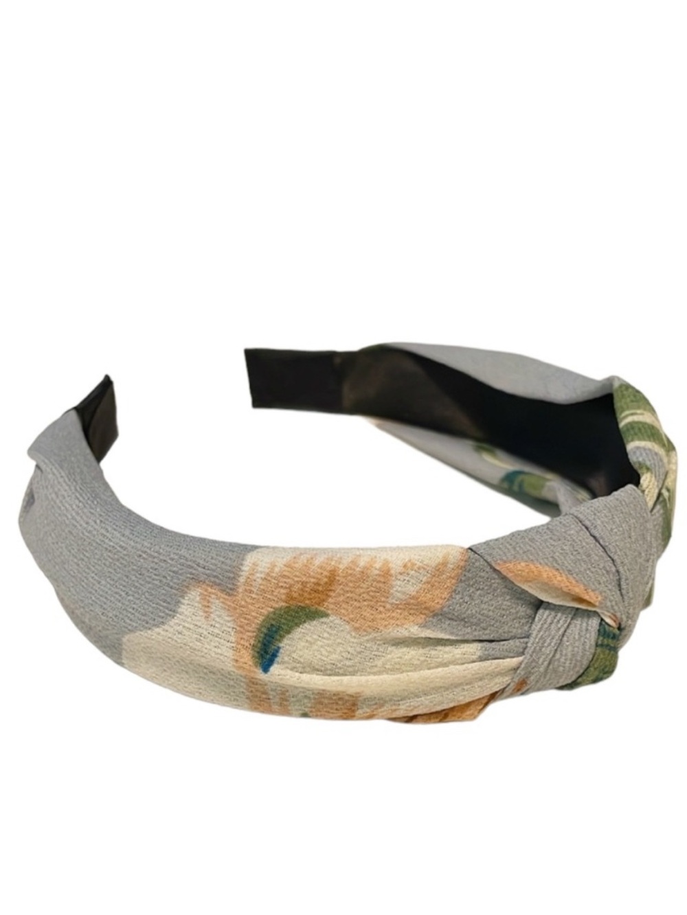 NEW floral fabric knit turban style headband